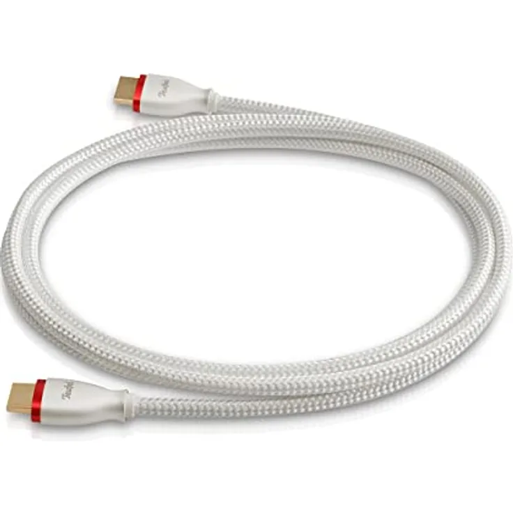 Teufel HDMI-2.1-Rundkabel Highspeed HDMI-Kabel unterstützt wie z.B. 4K 3D bei 50/60p und 8K-Übertragung (Weiß, 2,0 m) - Preisvergleich