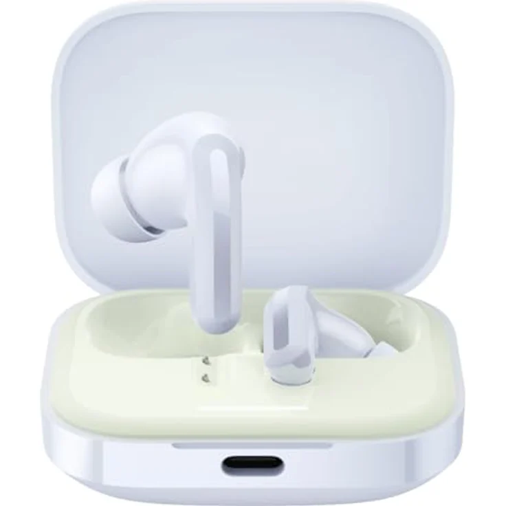 Xiaomi Redmi Buds 5, Bluetooth 5.3 In-Ear Kopfhörer, 46dB Aktive Geräuschunterdrückung, bis zu 40 Stunden Akku, Dynamischer Treiber, 5ATM wasserfest - Sky Blue – Bild 4
