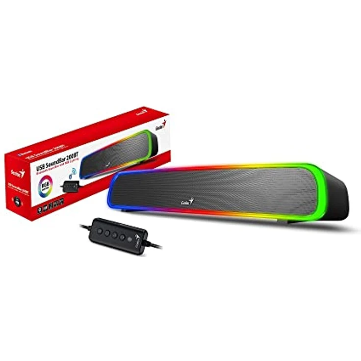 Genius Soundbar Soundbar 200BT Bluetooth 5.1RGB 4 Watt RMS – Bild 3
