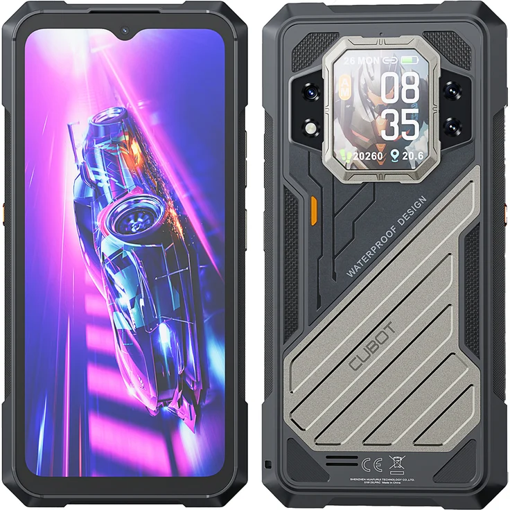 Cubot KINGKONG X 512GB Outdoor-Smartphone schwarz, IP68 & IP69K, Android 14