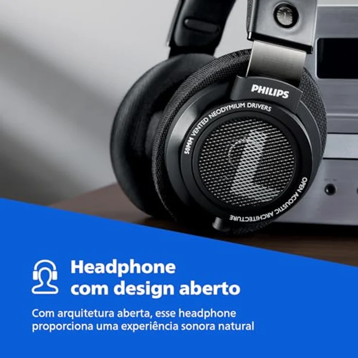 Philips SHP9500/00 HiFi-Kopfhörer neodymium schwarz – Bild 5