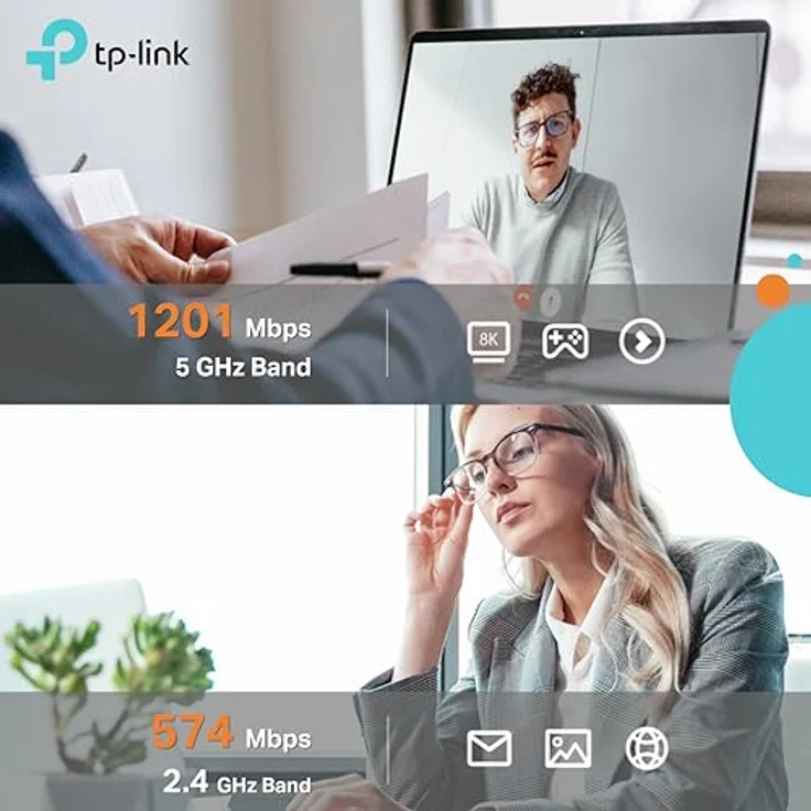 TP-Link Archer TX20UH WiFi 6 WLAN Stick für PC, USB WLAN Adapter AX1800 Dualband, MU-MIMO, WPA3, USB 3.0, nur Kompatibel mit Windows 10/11, Schwarz – Bild 4