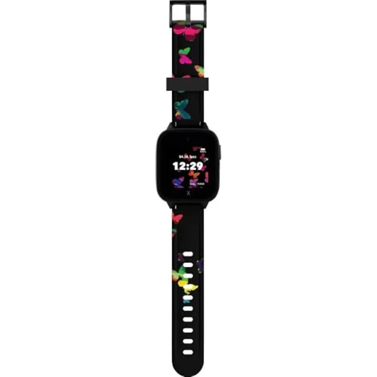 Xplora Smartwatch-Armband XGO3 Strap, Dornverschluss, Schwarz mit buntem Design – Bild 2