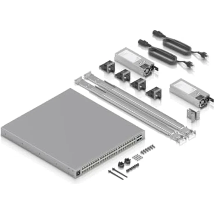 Ubiquiti Enterprise Switch UniFi ECS-48-PoE, 52 Ports, vollständig verwalteter Netzwerk Switch mit 48 PoE-Ports, grau – Bild 5