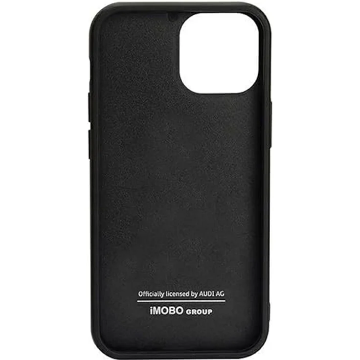 Audi Handyhülle Case iPhone 14 Pro Max, Carbon Optik schwarz-silber, 6,7 Zoll, mit Kantenschutz und hochwertiger Verarbeitung – Bild 2