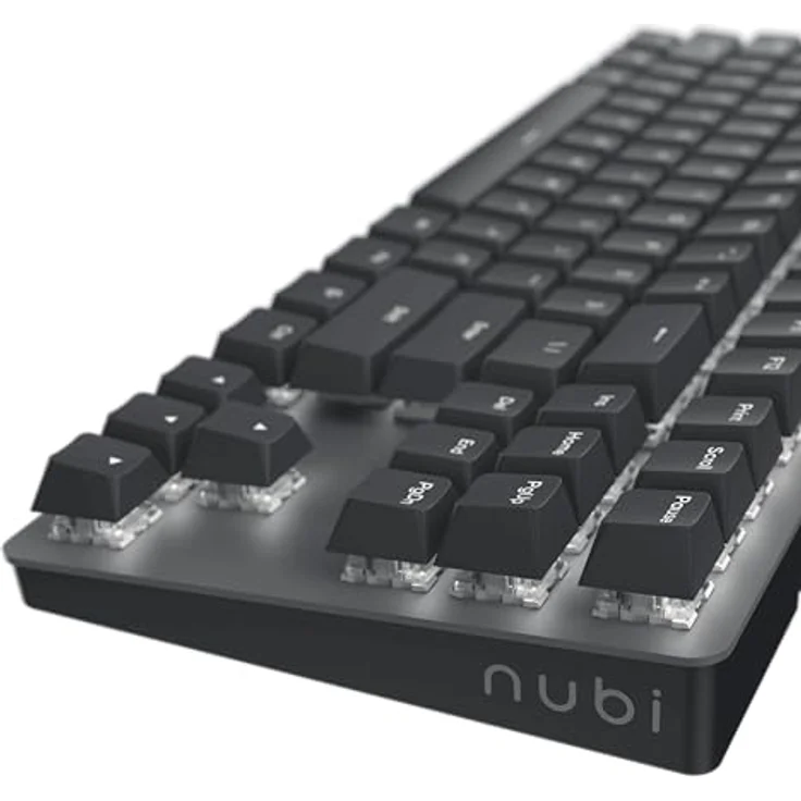 Nubi NK87 Schwarz – Mechanische Gaming-Tastatur mit G3MS Sapphire linearen Schaltern, 87 Tasten, Hot-Swap-Sockeln und RGB-Hintergrundbeleuchtung – Bild 6