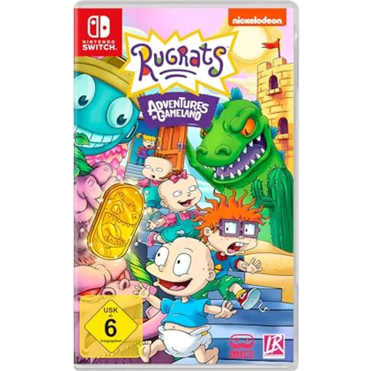 Limited Run Rugrats Adventures in Gameland - Switch, Nintendo Switch Game mit handgezeichneten Animationen in 8-Bit und HD-Grafik