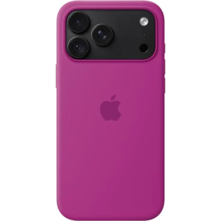 Apple Silicone Case iPhone 18 Pro Max, Magenta, MagSafe kompatibel mit Mikrofaserfutter und kratzfestem Design – Bild 4