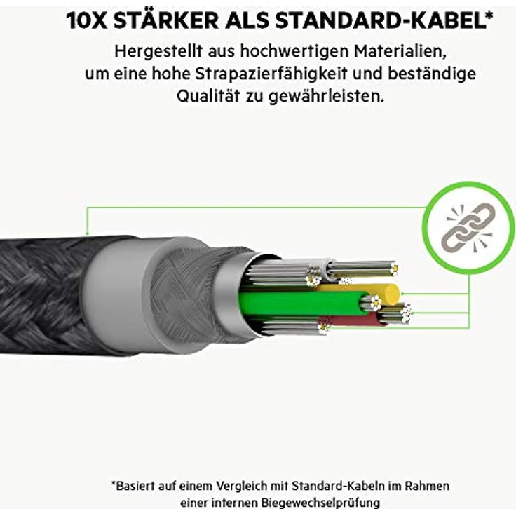 Belkin BOOST CHARGE - Lightning-Kabel - USB-C (M) bis Lightning (M) - 1.2 m - Schwarz - für Apple iPad/iPhone/iPod (Lightning) - Preisvergleich – Bild 4