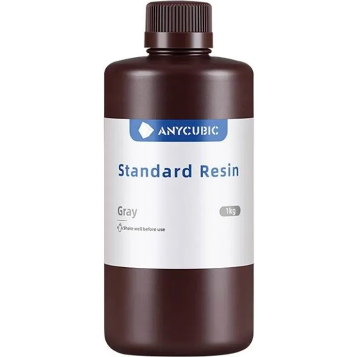 ANYCUBIC Standardharz (Grau), 1L 3D-Druckmaterial mit hoher Präzision