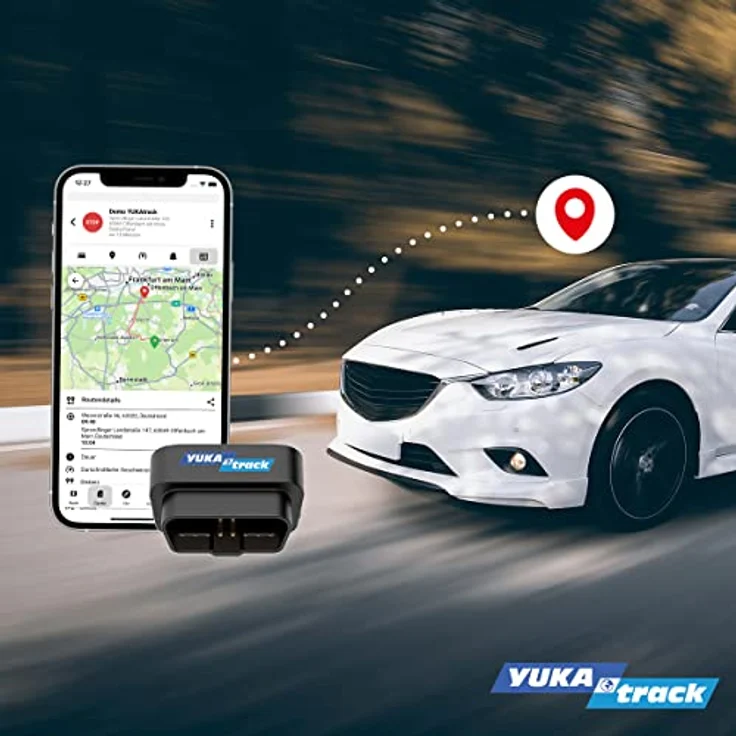 YUKAtrack YTOBD2GPS, OBD2 GPS-Tracker mit integrierter SIM-Karte und Datenflat, Echtzeitortung für PKW und LKW, schwarz – Bild 9