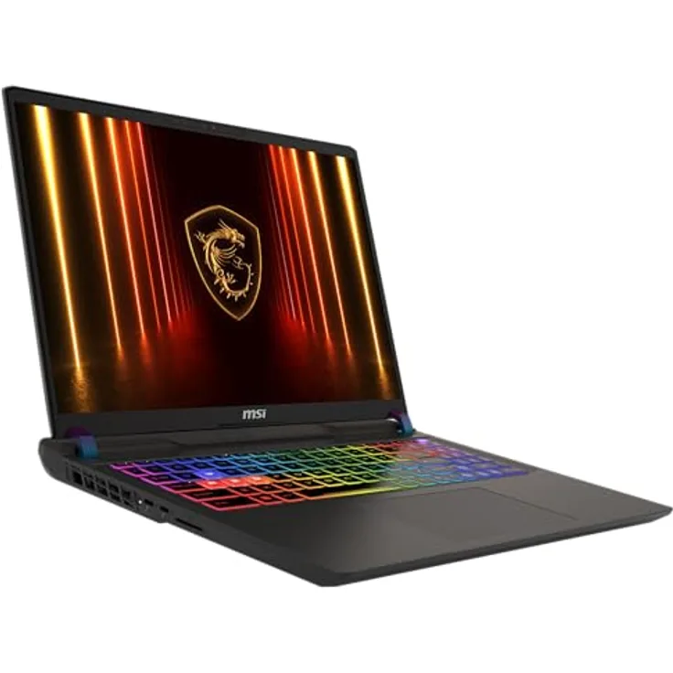 MSI Vector 16 HX AI A2XWHG-074, 16" QHD+ Laptop mit 144Hz, Core Ultra 7 255HX, 16GB RAM, 512GB SSD, RTX 5070 Ti, Windows 11