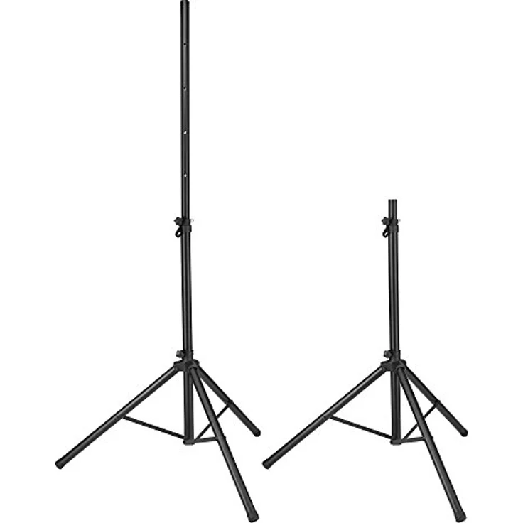 Pronomic SPS-1A Boxenstativ Alu (Boxenstativ aus Aluminium, stabile, extra breite Dreibein, 125-185 cm, auch als Dartstativ oder Fotostativ verwendbar) schwarz – Bild 4