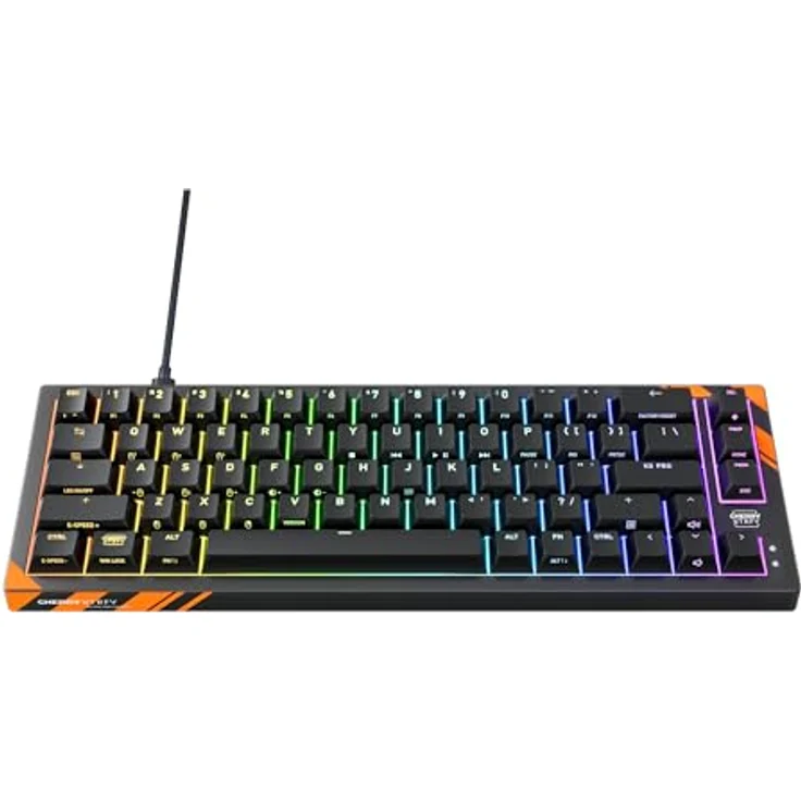 Cherry K5 Pro TMR Compact Keyboard, 65% Layout, 8000 Hz Abtastrate, magnetische Cherry MK-Schalter, RGB-Beleuchtung, weiß – Bild 4