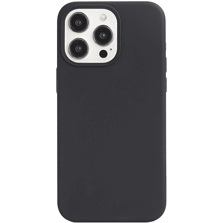 ISY ISC-2335, Backcover für Apple iPhone 15 Pro Max, Schwarz, Silikon Material