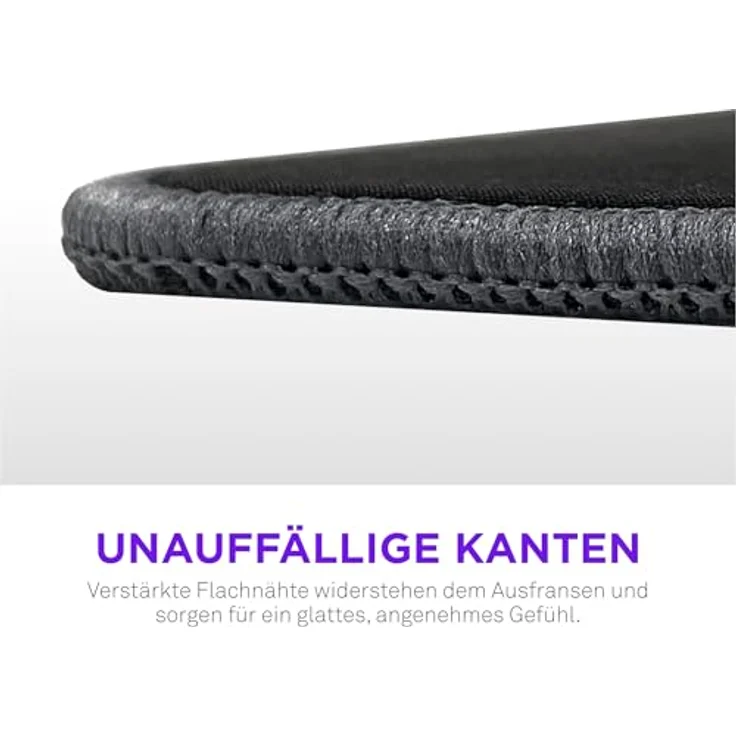 NZXT Zone Elite L Mauspad, 400 mm x 400 mm, Nano-Gewebestoff, rutschfeste Schaumstoffbasis, spritzwasserfest, schwarz – Bild 9