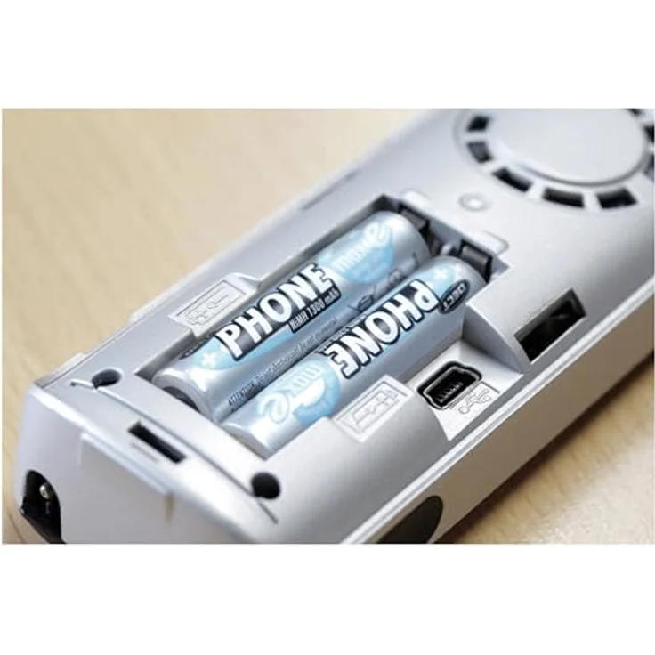 ANSMANN Akku AA Mignon 1300 mAh 1,2V NiMH für Schnurlostelefon 2 Stück - Wiederaufladbare Batterien mit geringer Selbstentladung maxE - Akkus ideal für DECT Telefon schnurlos - Rechargeable Battery – Bild 4