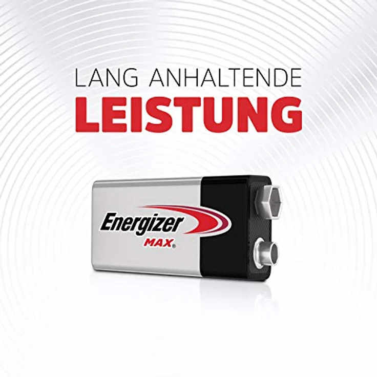 Energizer Max 9V Alkali Batterien, 3 Stück – Bild 3