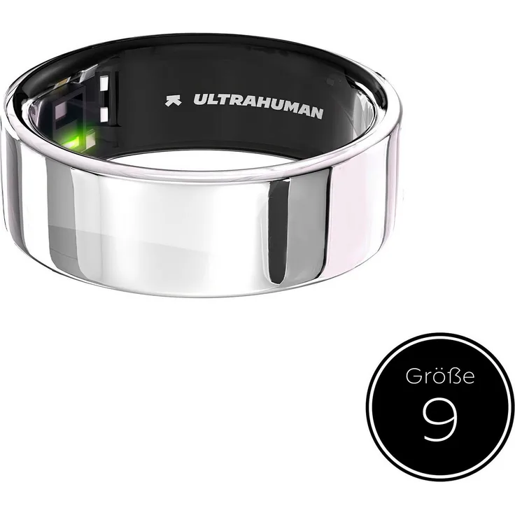 Ultrahuman Activity Tracker Smart Ring AIR, Fitness-Tracker mit präziser Biomarkermessung, Größe 9