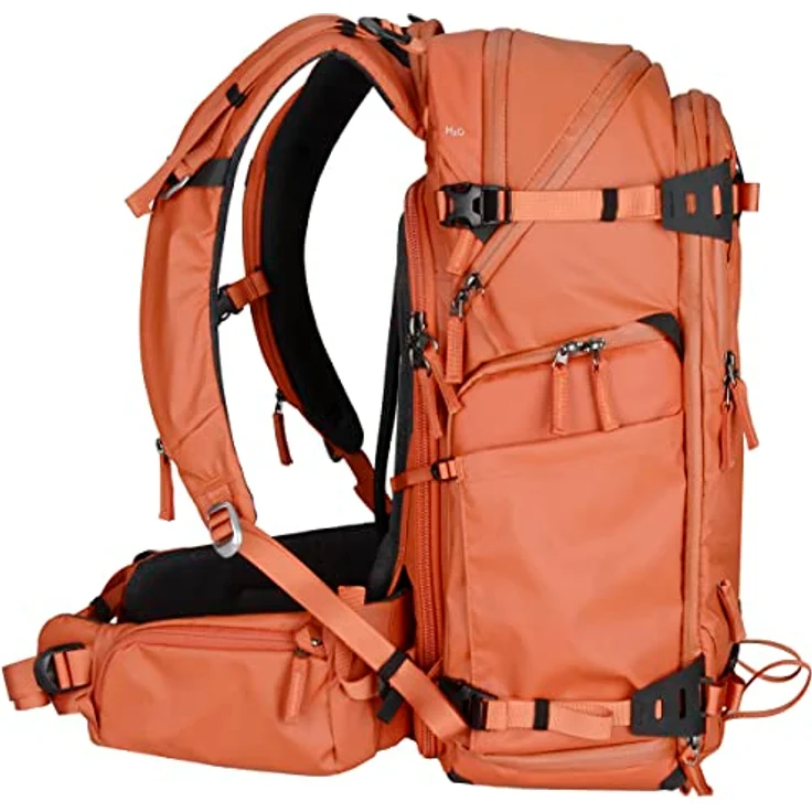 Summit Creative Tenzing Zip Top Backpack 25L, wasserabweisender Kamera-Rucksack mit seitlichem Zugriff und Laptopfach bis 13,3", orange – Bild 5