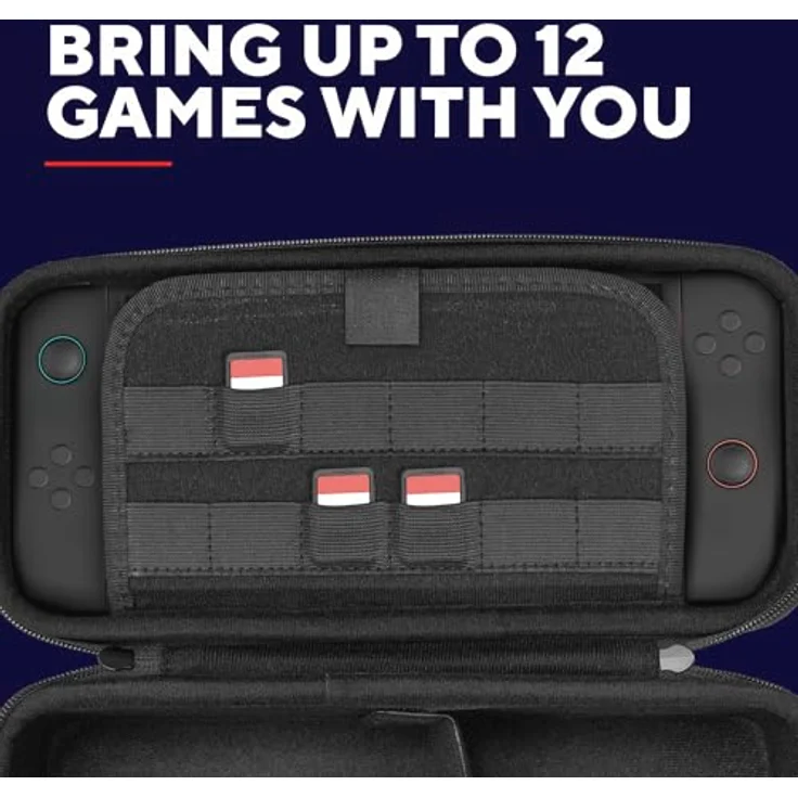 Trust GXT1252B XL HARDCASE SWITCH 2, Tragetasche für Nintendo Switch 2, stoßfest mit Tragegriff, kompakte Bauweise – Bild 4