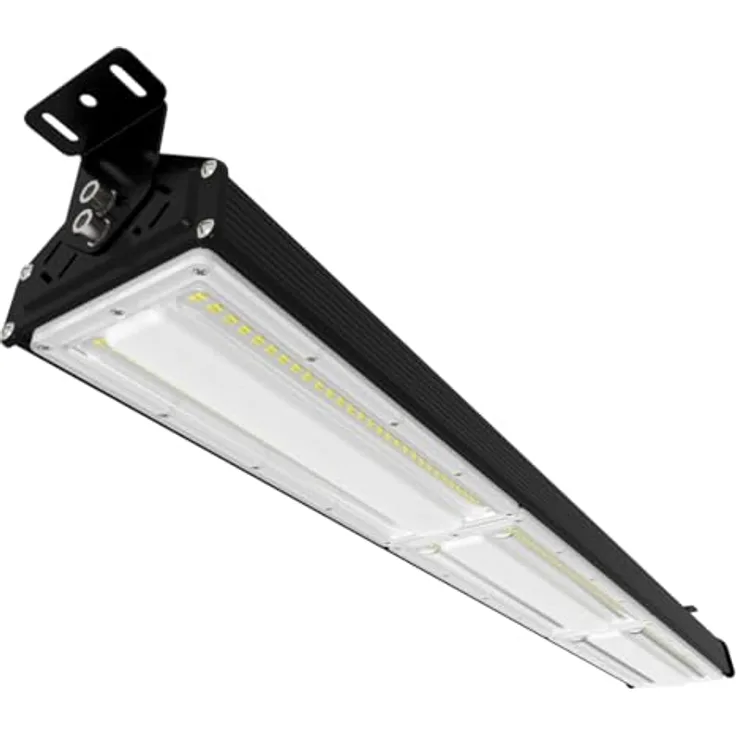 LUXULA LED Hallenleuchte High-Bay Hallenstrahler mit Marken-LEDs - 150W 18000lm - 5000K Neutralweiß Tageslicht - IP65 IK08 - linear - Industrielampe Werkstatt Lager