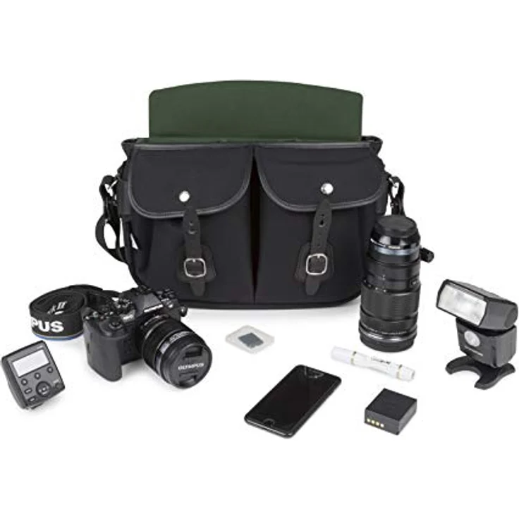 Billingham Hadley Pro 2020 Kameratasche (Black Fibrenyte/Black Leather) - Verbesserte Version mit Butylkautschuk-Schicht und herausnehmbarem Einsatz – Bild 5