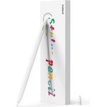 Inateck Eingabestift Stylus Pen für iPad 2018-2024, Handballenabweisung,5 Min Schnellladung, kompatibel mit iPad Pro, iPad Air, iPad Mini, Schwarz