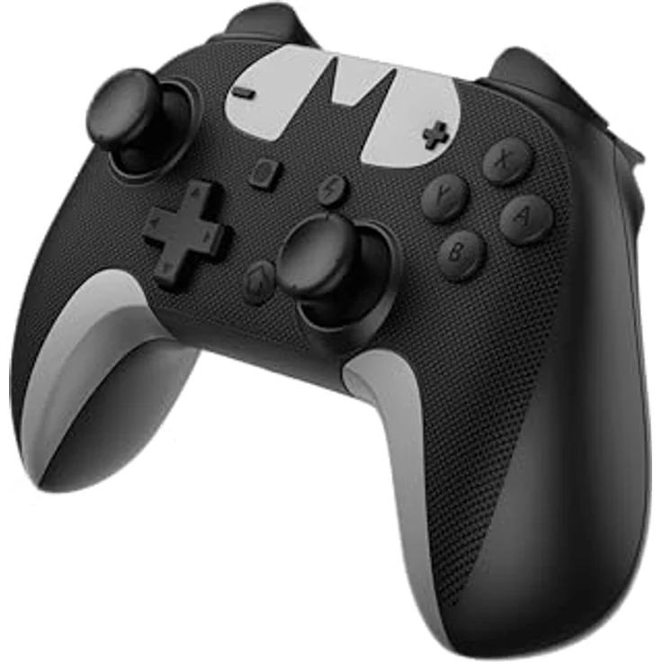 DRAGON SHOCK PopTop Wireless Controller The Signal Switch für Nintendo, kabelloser Gamepad mit Turbo-Funktion und 4 Vibrationsstufen, schwarz – Bild 4