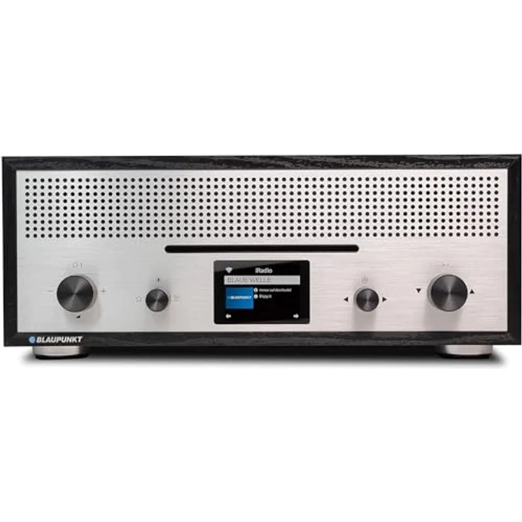 BLAUPUNKT Nostalgieradio Milano RXD 1900 DAB+ mit AUX IN und Bluetooth - 2X 15 Watt RMS Radio mit LC-Farbdisplay, Radio mit Wecker, Stereo Radio, Schwarz – Bild 1