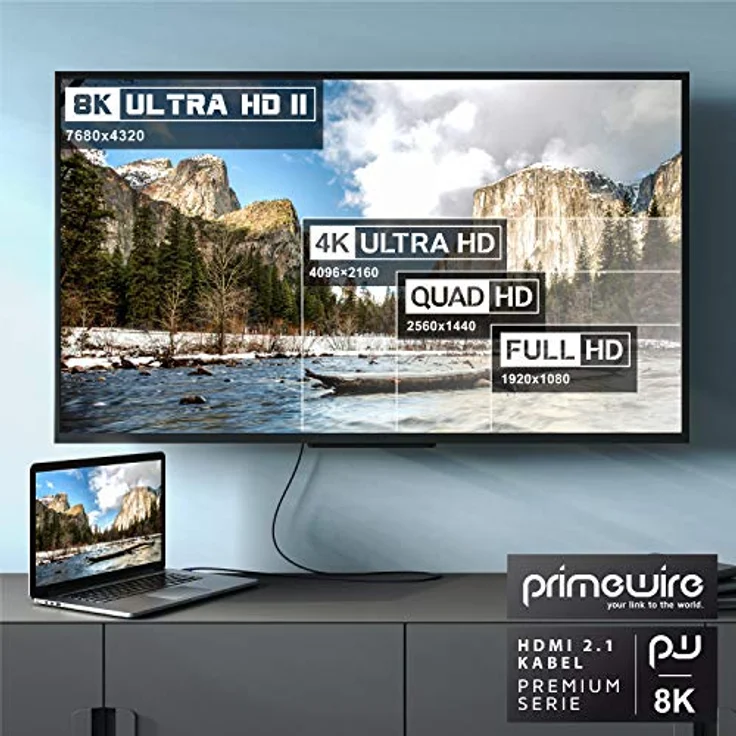 CSL - 1,5m HDMI Kabel 2.0a 2.0b - Ultra HD 4k 60Hz - neuester Standard - High Speed HDMI 2.0 - Ultra HD Full HD 1080p - 3D ARC C HDCP HDR - 3-Fach geschirmt - bis zu 18 Gbit s - schwarz – Bild 7