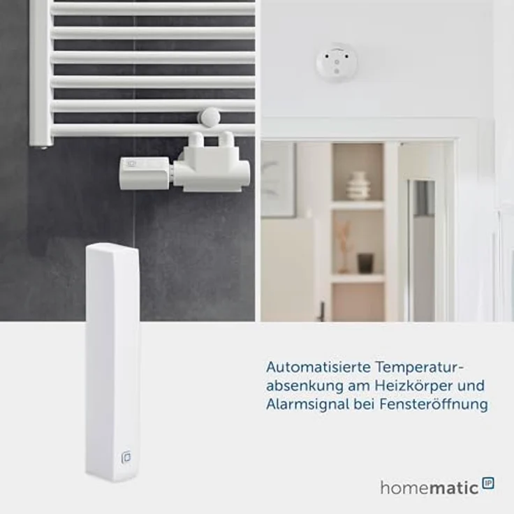 Homematic IP HMIP-SWDO-2 Fenster- und Türkontakt optisch weiß Sensor Überwachung – Bild 5