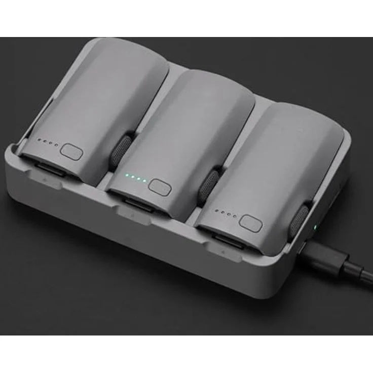 DJI Neo 2 Two-Way Charging Hub, Zwei-Wege-Ladestation für Intelligent Flight Batteries und Fernsteuerung, Grau – Bild 4