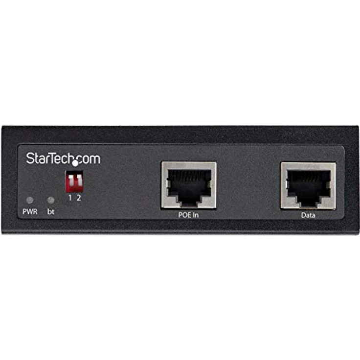 StarTech Industrieller Gigabit PoE Splitter - 90W Hochgeschwindigkeits Power-over-Etherne, Netzwerk Switch, Schwarz – Bild 3