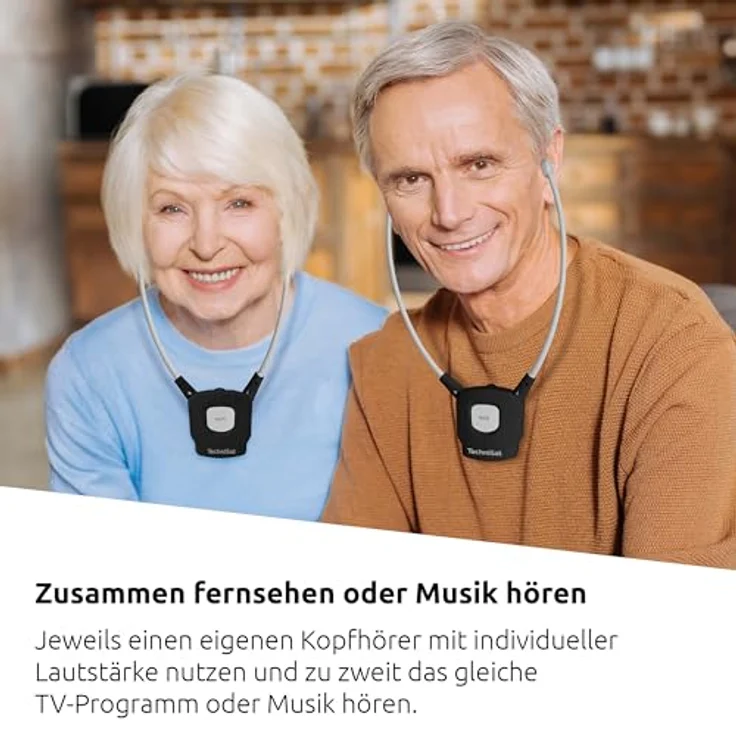 TechniSat STEREOMAN ISI 3 - Kopfhörer (Zweithörer, kabelloser Stereo-Funkkopfhörer inkl. Akku, ohne Transmitter, nur passend zum STEREOMAN ISI 3) in schwarz – Bild 4