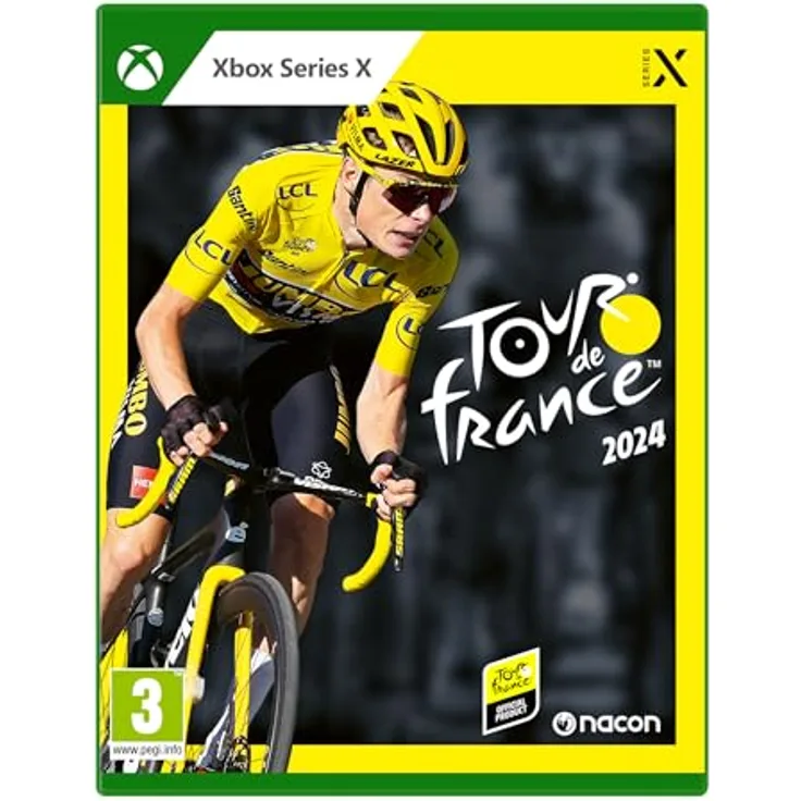 NACON Tour de France 2024 (Xbox Series X) - Offizielles Spiel mit mehr als 10 Pro Tour Teams und über 300 Fahrern, gelbes Trikot gewinnen, verbesserte Zugänglichkeit