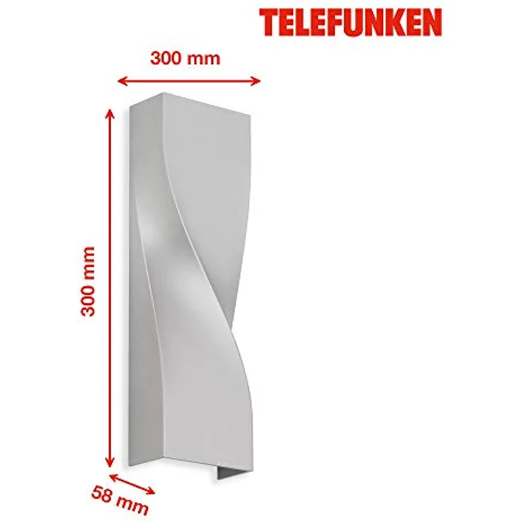 TELEFUNKEN - LED Deckenleuchte RGBIC Magic, LED Deckenlampe CCT, inkl. Randlicht, Dimmbar, Farbwechsel, Fernbedienung, Nachtlicht, 295x295x70 mm (LxBxH) – Bild 5