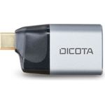 Dicota USB-C zu Mini DisplayPort Adapter mit 8K/100W Power Delivery, silber