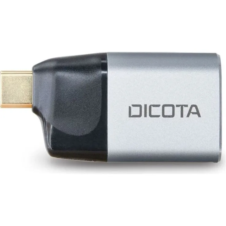 Dicota USB-C zu Mini DisplayPort Adapter mit 8K/100W Power Delivery, silber