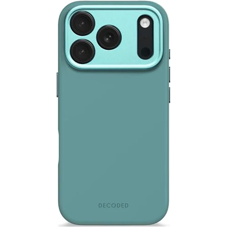 Decoded Silikonhülle für iPhone 17 Pro, Antibakterielle Beschichtung, MagSafe Kompatibel, Fallschutz, Kratzfest, Hell Blau – Bild 1