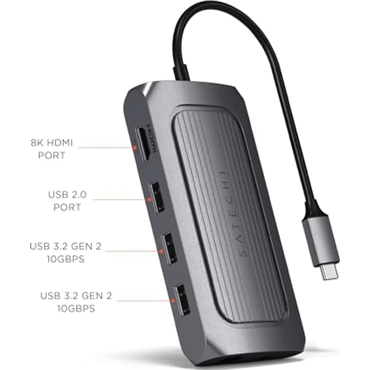 Satechi - Dockingstation - USB-C - HDMI – Bild 4
