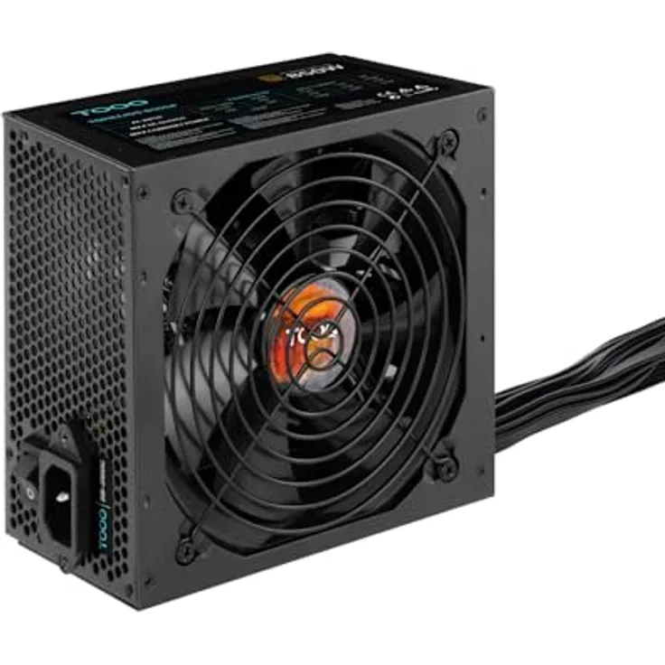 Tooq Technology TQHELIOS-850SP, 850 W PC-Netzteil mit 80 PLUS Bronze-Zertifizierung, Schwarz