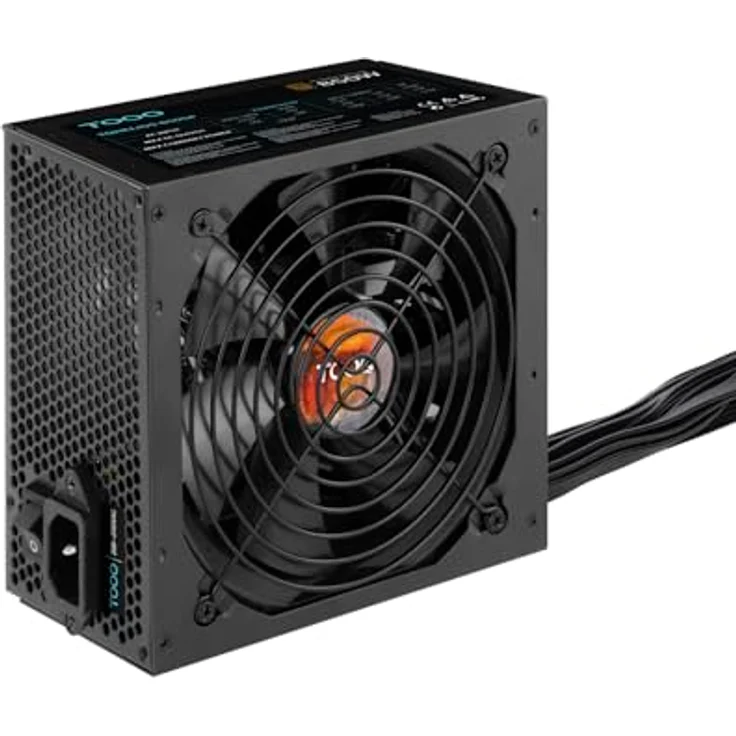Tooq Technology TQHELIOS-850SP, 850 W PC-Netzteil mit 80 PLUS Bronze-Zertifizierung, Schwarz – Bild 1