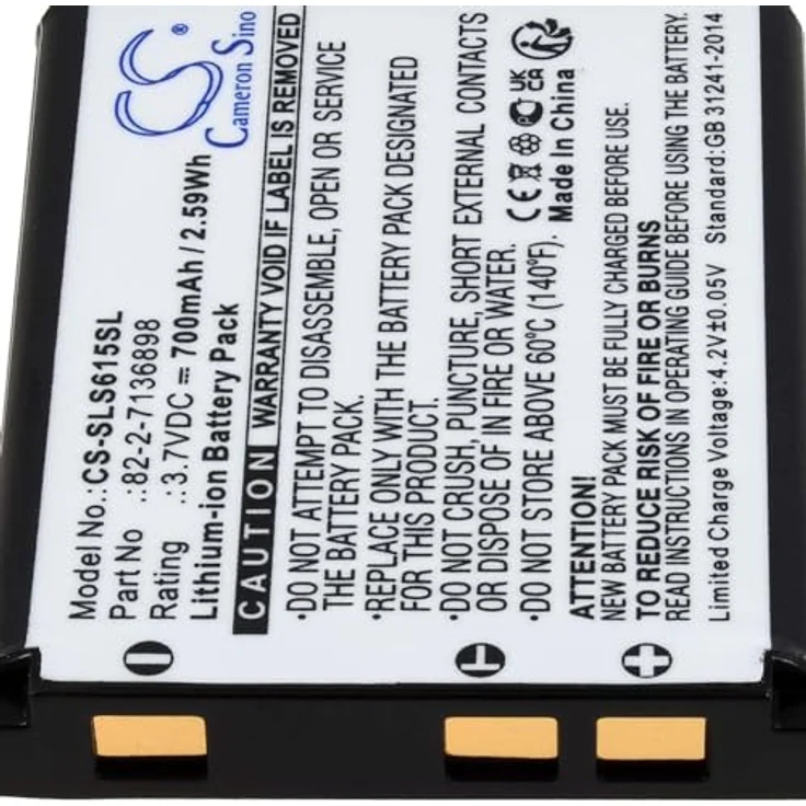 akku-net Akku für Kopfhörer SteelSeries Arctis Nova Pro, 3,7V, 700mAh Li-Ion, schwarz – Bild 3