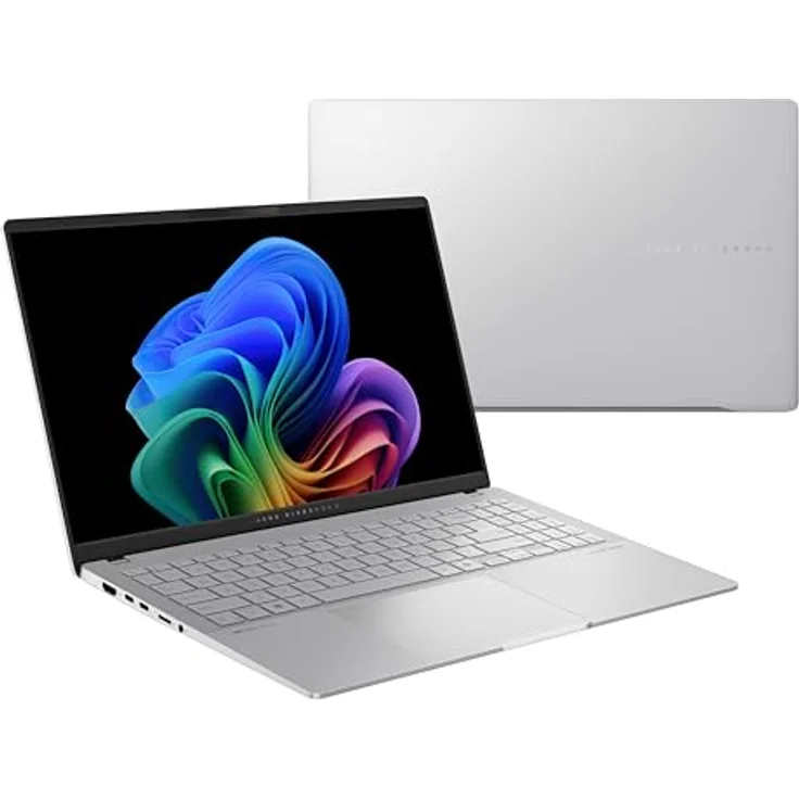 ASUS Vivobook S 15 S5507QA-MA006W; Copilot+ PC | 15,6" 120Hz OLED Display | Snapdragon X Elite X1E | 16 GB RAM | 1TB SSD | Adreno GPU | Windows 11 | QWERTZ Tastatur | Cool Silver – Bild 5