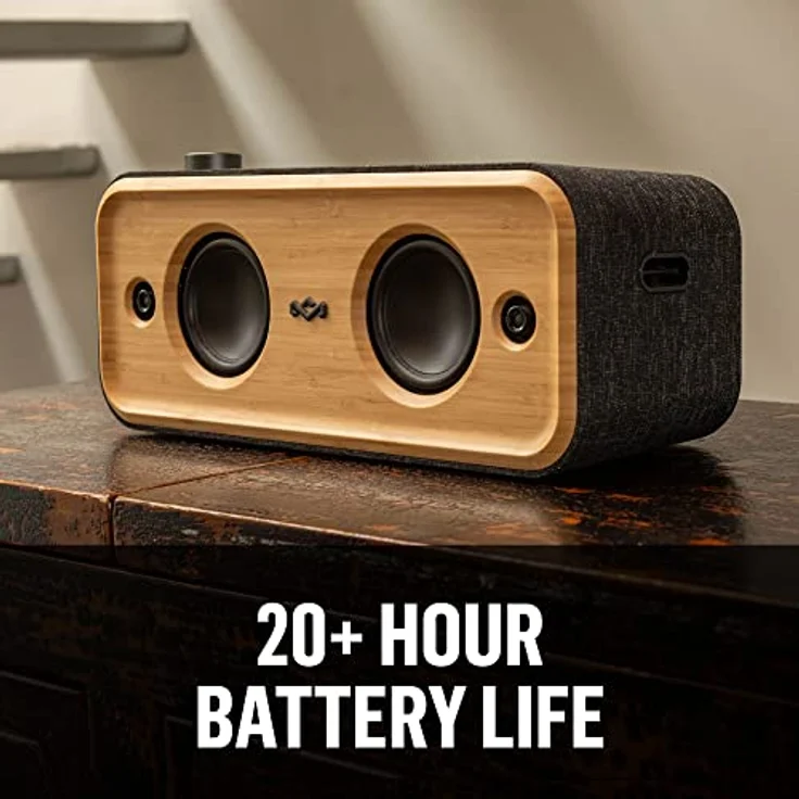 Marley House of Get Together 2 XL Bluetooth-Lautsprecher | Tragbarer Lautsprecher mit 60 W, Bluetooth 5.0, Reichweite von 30 m und Spielzeit von 20h | Lautsprecher mit nachhaltigen Materialien – Bild 4