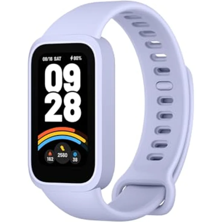 XIAOMI Smart Band 9 Active, 1,47'' TFT-Display mit 60Hz, leichte Bauweise, lila, über 100 Ziffernblätter, 50 Sportmodi – Bild 1
