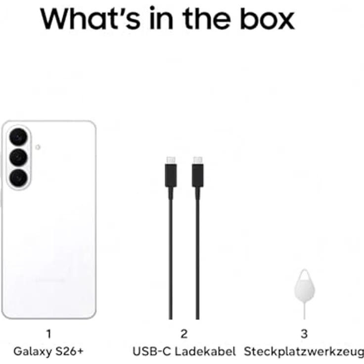 Samsung Galaxy S26+ AI Smartphone, Android-Handy ohne Vertrag, 256 GB Speicher, White – Bild 8