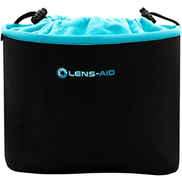 Lens-Aid Neopren Kamerabeutel mit Fütterung zum Schutz der Kamera-Ausrüstung, Kameratasche für Rucksack und Handtasche als Einschlagtuch-Ersatz (L)… – Bild 1