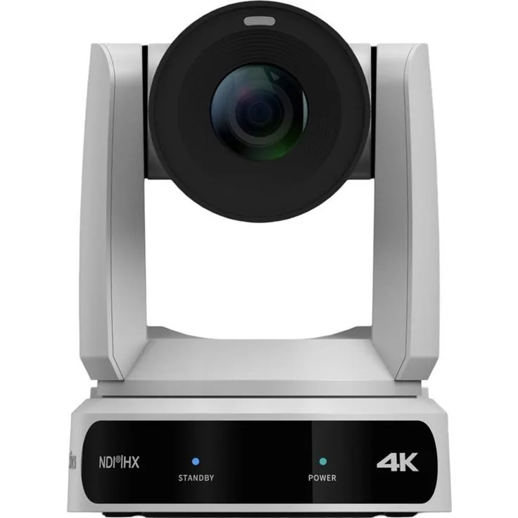 PTZOptics Move 4K 30X, Netzwerkkamera mit 8,42 MP, 30x optischem Zoom, Auto-Tracking, Weiss